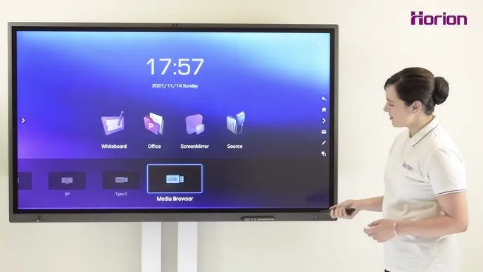 Horion interactive flat display