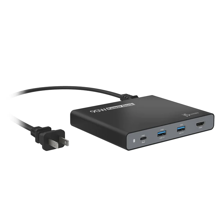 JCDP392 Travel Dock with Built-in 90W USB-C Power Adapter — image 9